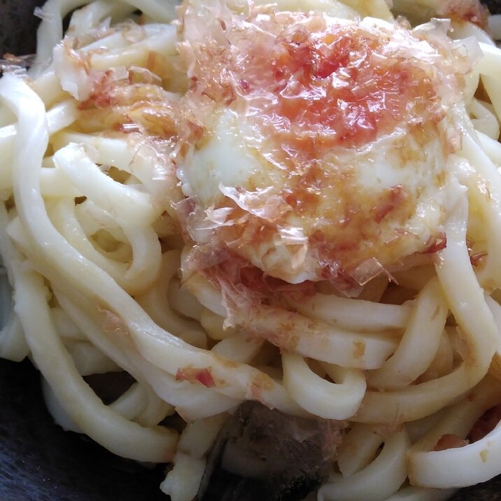 ズボラ釜玉風うどん